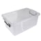 Simplify Storage Bin, Plastic, Clear, 5.7 in H, 8.4 in W, 5.7 in L 15096 - alternate 4
